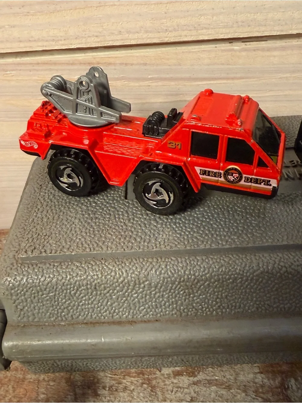 Vintage Hot Wheels Fire trucks 1974 1988 1991 Lot Of 5